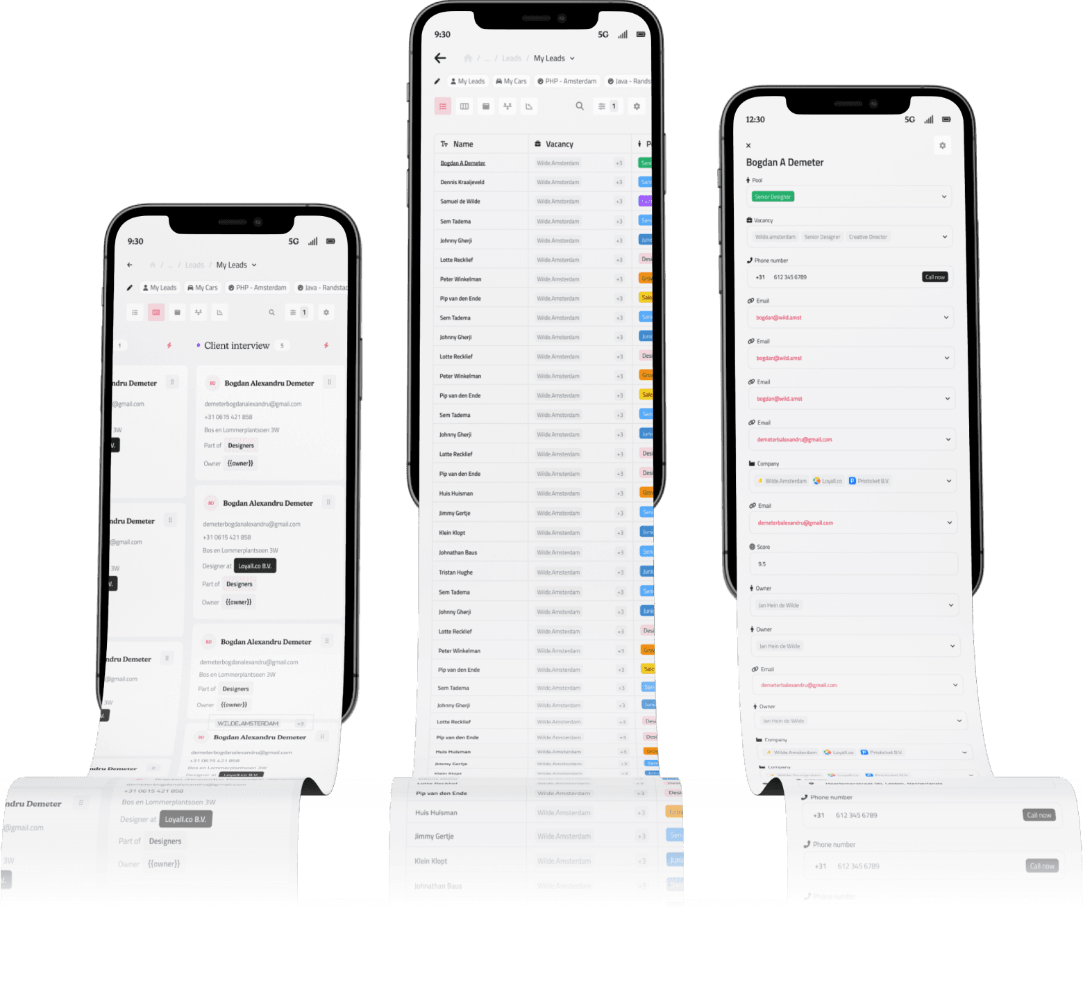 Caraer mockup